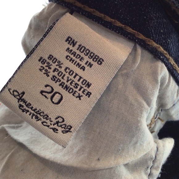 American Rag Bermuda Blue Jean Shorts Size 20 New With Tag - Picture 9 of 9